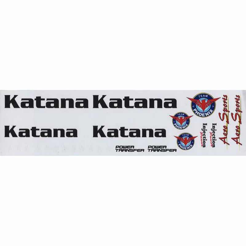 Phoenix Model Decal Sheet Katana .61 ARF for Parts