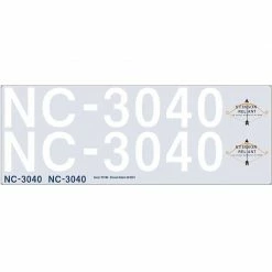 Phoenix Model Decals Stinson Reliant Gas EP ARF for Parts